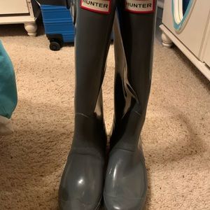 Grey Hunter rain boots